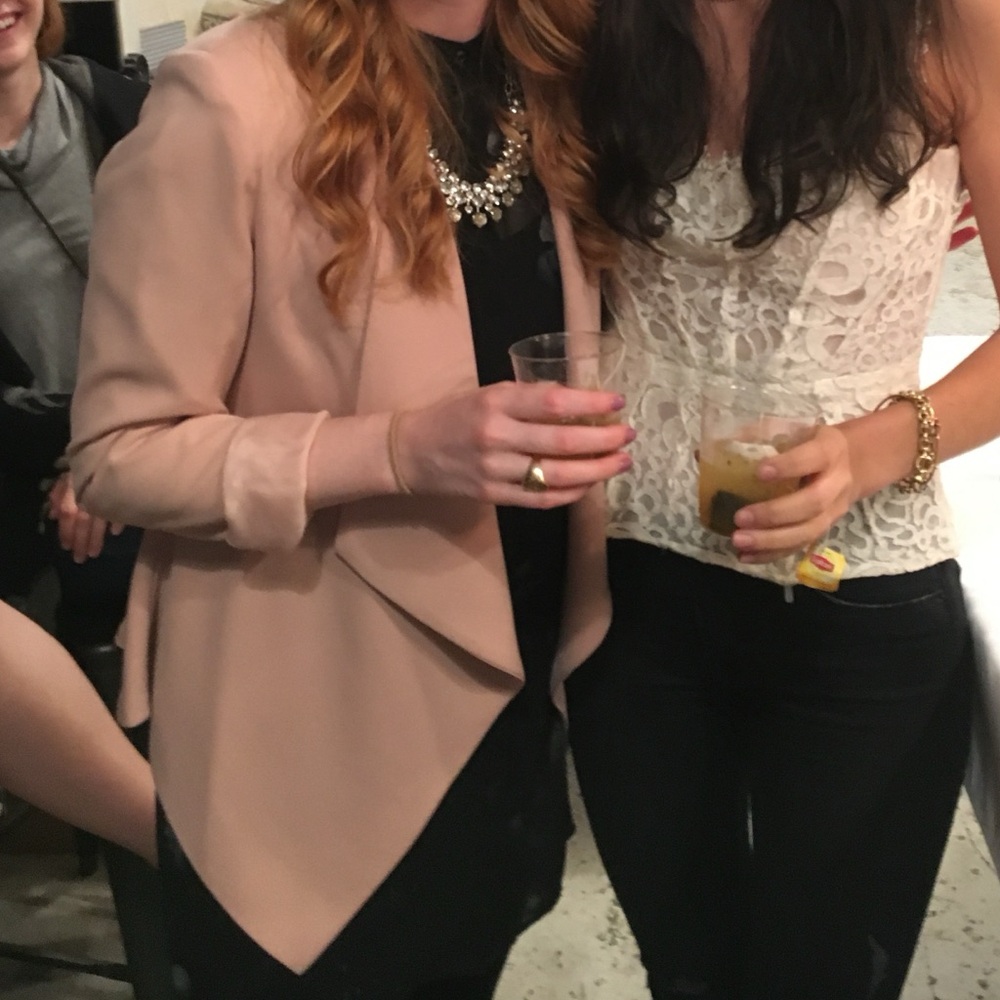 Light Pink Blazer with great back